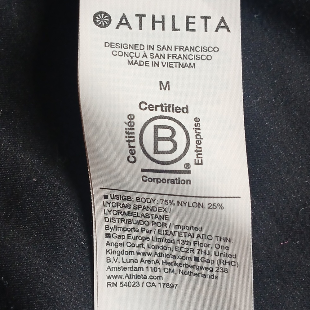 Athleta Transcend Top Black - Picture 7 of 7